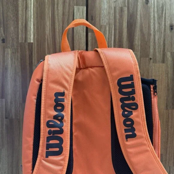 Wilson Burn Molded Large Backpack Tennis Racket Racquet Sports Bag Gym Sporty
